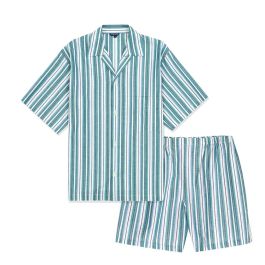 Short Pajamas - Green by Bonsoir of London.