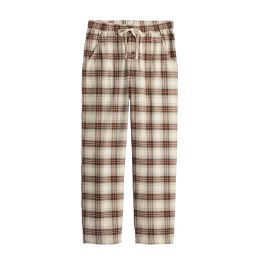 Pajama Pant - Ecru/Red Plaid by Pendleton.