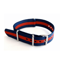 Grosgrain Watchband – Red Stripe