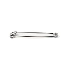 Collar Bar – Safety Pin Silver from Cable Car Clothiers.