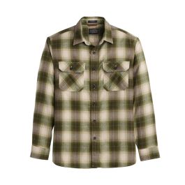 Burnside Shirt - Olive Plaid by Pendleton.
