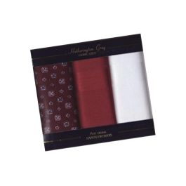 Cotton Handkerchiefs – Burgundy Collection