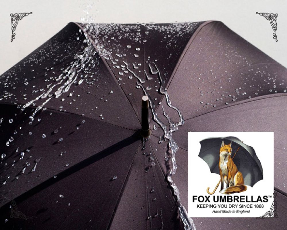 Fox Umbrellas at Cable Car Clothiers, San Francisco.