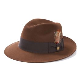 Temple Fur Felt Fedora - Mink by Stetson.