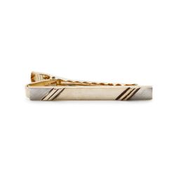 Diagonal-Two-Tone-Tie-Clip