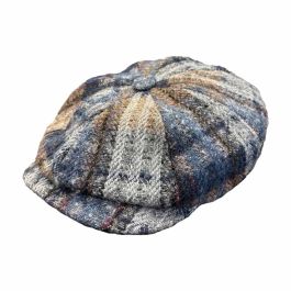 Donegal Tweed Newsboy Cap - Blue Tweed by City Sport.