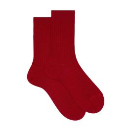 Merino Wool Intemporel Sock by Doré Doré. (red)