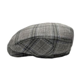 Ivy Contemporary Cap – Grey Plaid by Wigens.