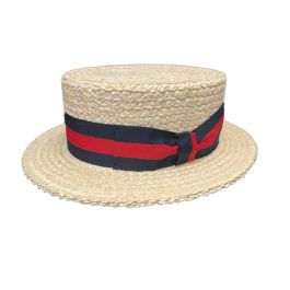 Toyo Straw Venetian Skimmer Hat from Cable Car Clothiers