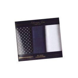 Cotton Handkerchiefs - Navy Polka Dot Collection.