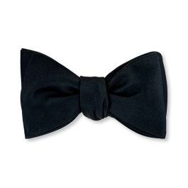 Formal Satin Bow Tie (navy)