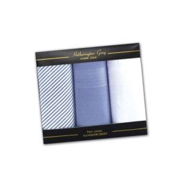 Cotton Handkerchiefs – Blue Stripe