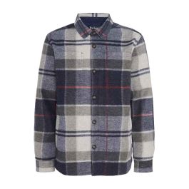 Chapter Check Overshirt by Barbour (blue granite)