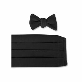 Cummerbund Set - Black Velvet
