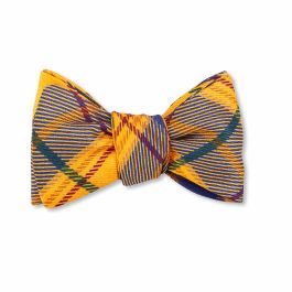 Bridgewater Tartan Bow Tie (yellow)
