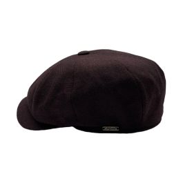 Newsboy Retro Cap - Bordeaux by Wigens.