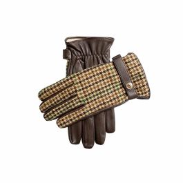 Moon Dogtooth Tweed Gloves by Dents