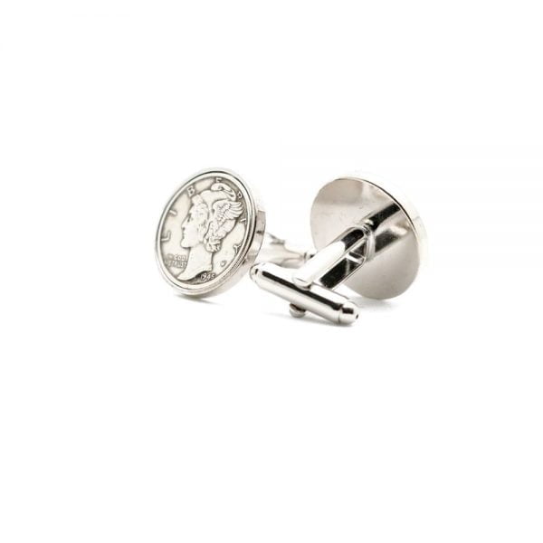 Collar Company Mercury Dime Cufflinks