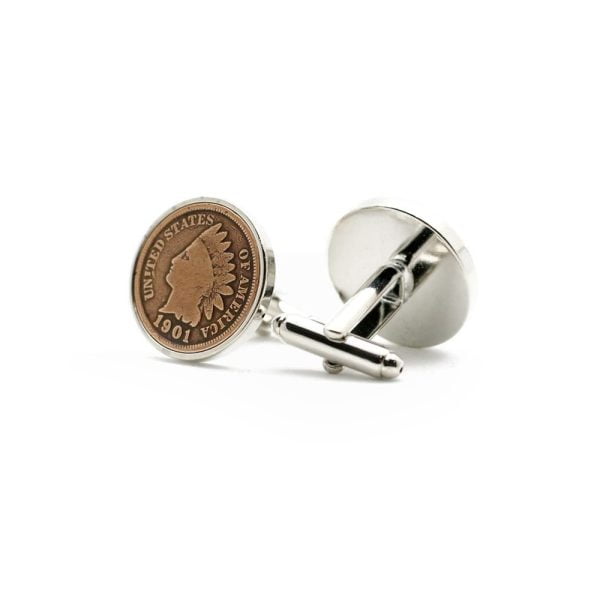 Indian Penny Cufflinks from Cable Car Clothiers.