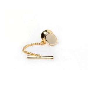 Tie Pin Beveled Oval