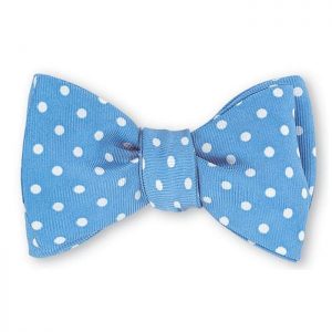 Windsor Dots Blue Bow Tie