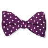 Windsor Dots Purple Windsor Dots Black Bow Tie