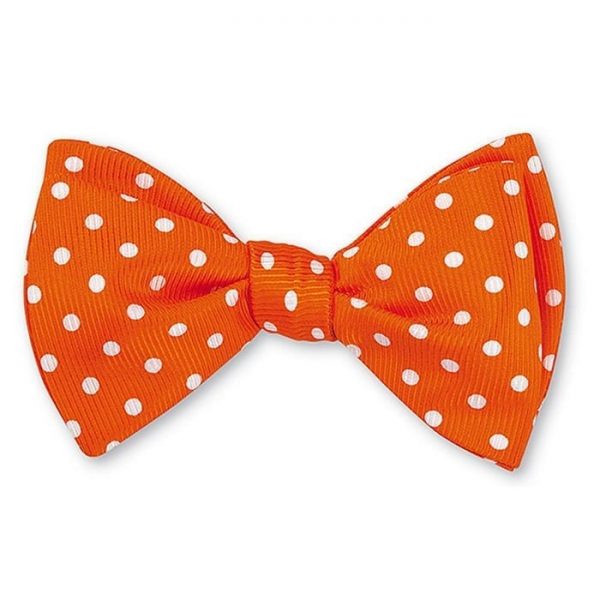 Windsor Dots Bow Tie – Orange