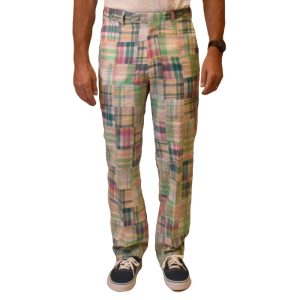 Madras Trouser – Pink by Berle.