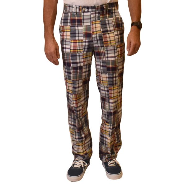 Madras Trouser – Blue by Berle.