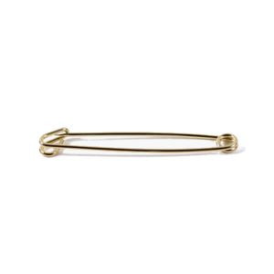 Collar Bar – Safety Pin Gold from Cable Car Clothiers.