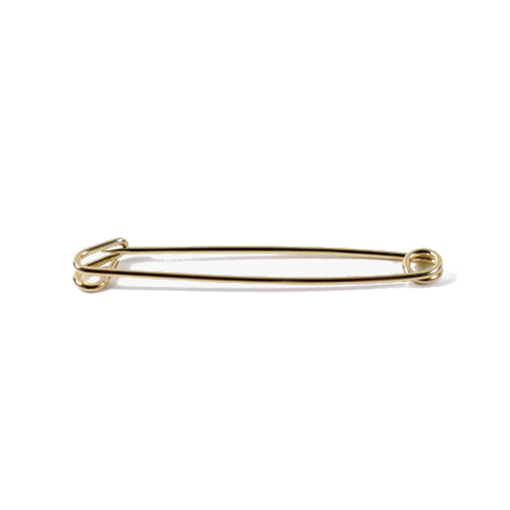 Collar Bar – Safety Pin Gold from Cable Car Clothiers.