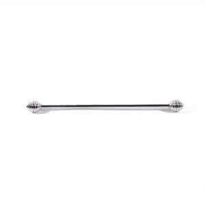 Collar Pin - Grooved Barbell Silver from Shop Cable Car Clothiers.