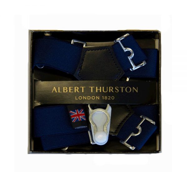 Sock Suspenders - Navy by Albert Thurston