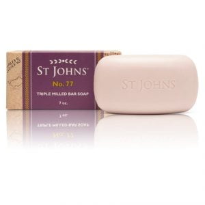 St John No77 soap