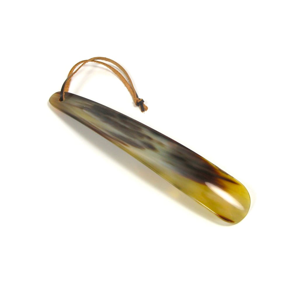 Abbeyhorn flat shoehorn with thong 8