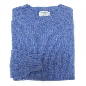 Shetland Crewneck Sweater - Blueprint