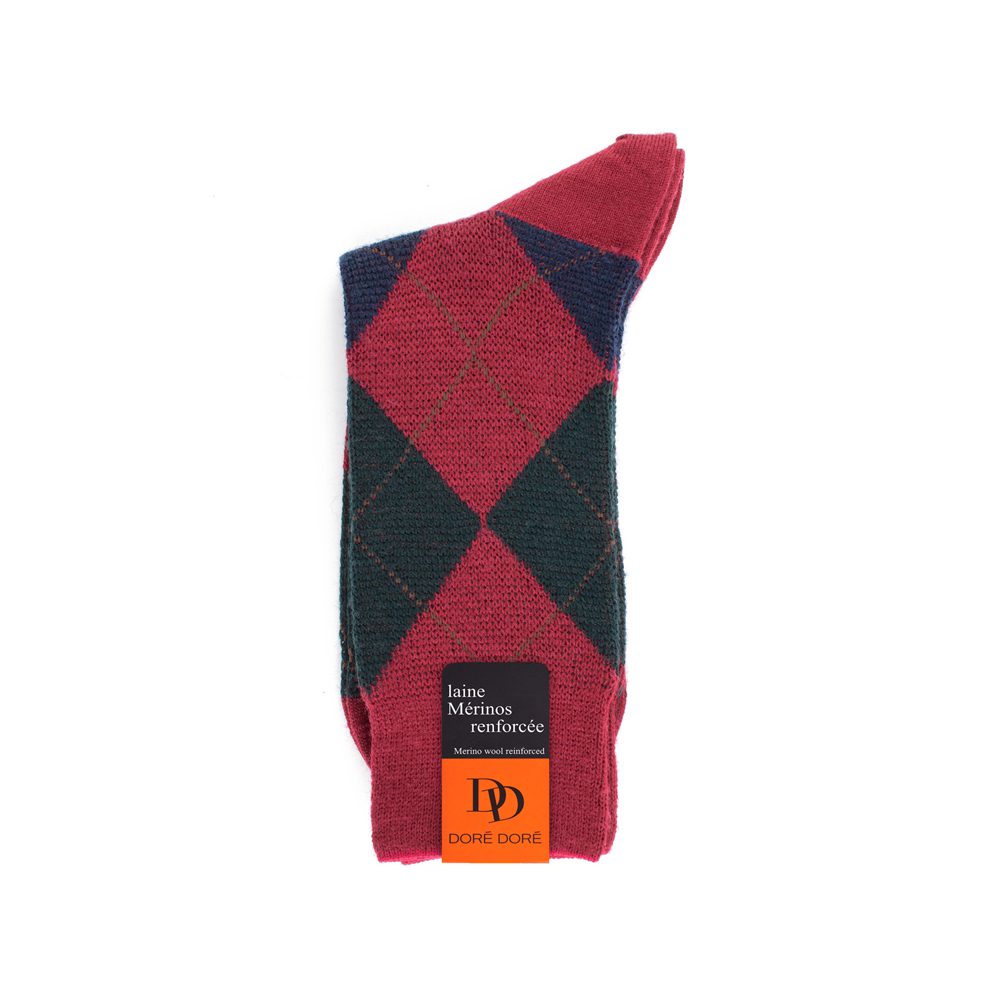 Argyle Socks - Red by Doré Doré.