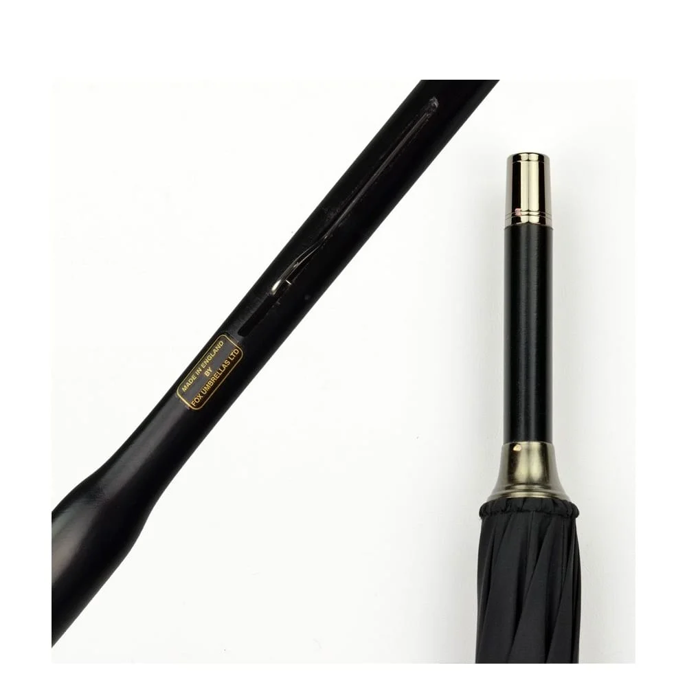 Black Maple Solid Stick Umbrella