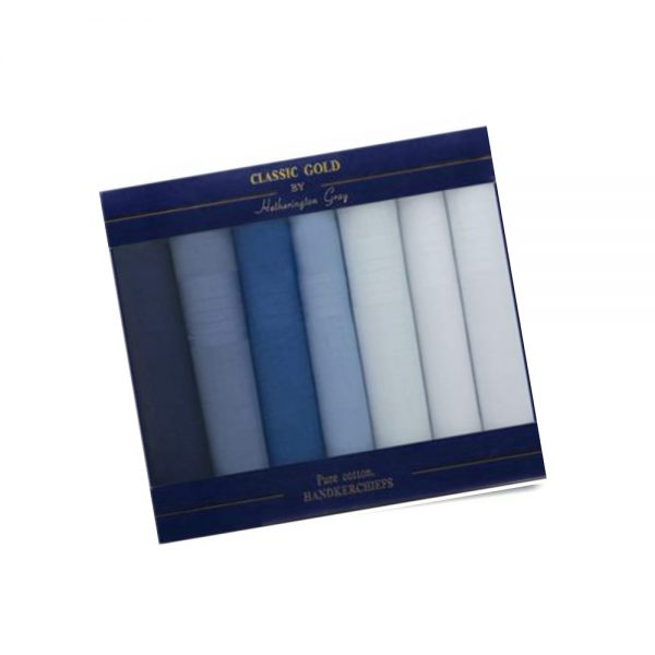blue 7 pack handkerchiefs