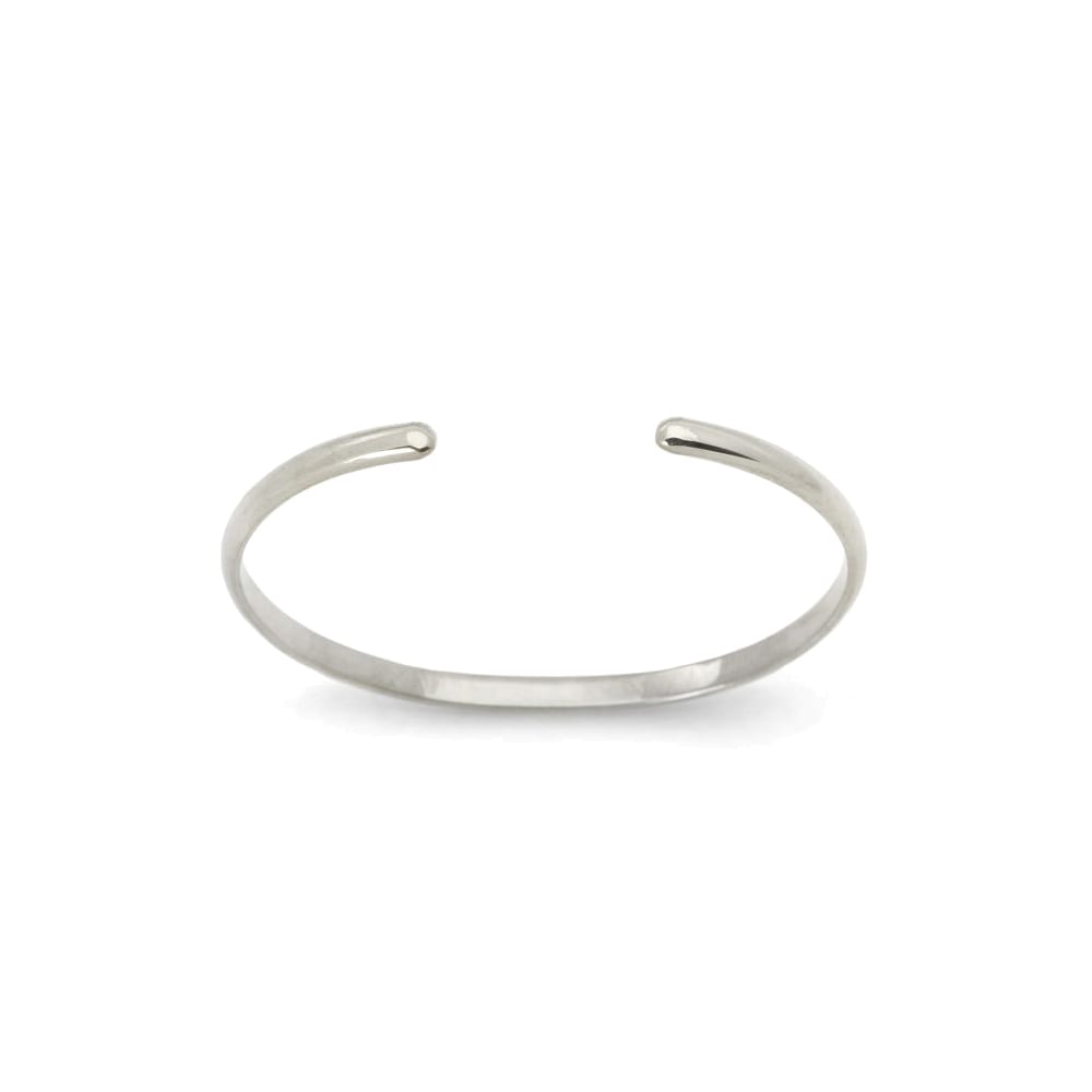 Oval End Bracelet - Silver