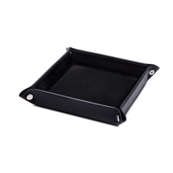 Travel Tray - Black Leather by Ettinger.