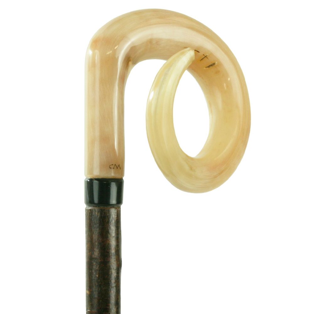 Classic Canes Curly Ramshorn Crook