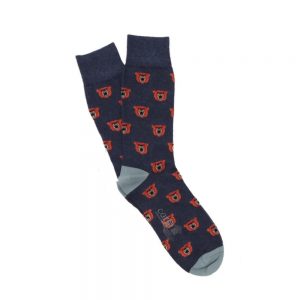 Cotton Blend Socks - Grizzly Bear by Corgi