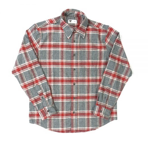 Plaid Flannel Shirt - Red