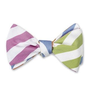 Quad Bar Stripe - Summer Bow Tie