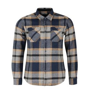 Tailored Shirt Jacket – Grey Marl by Barbour.