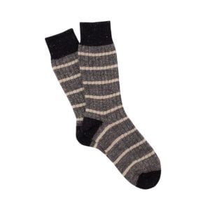 Donegal Wool Socks – Breton Charcoal by Corgi