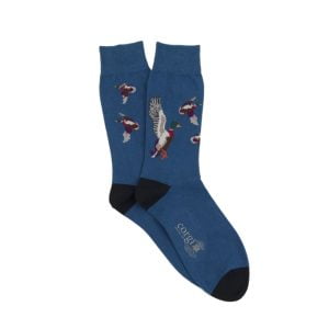 Cotton Blend Socks – Flying Ducks by Corgi.