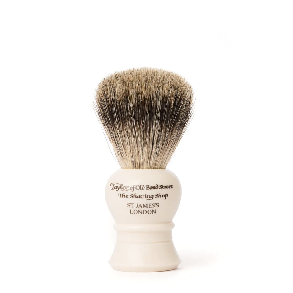 Pure Badger Shaving Brush - 9.5cm by Taylor of Old Bond Street.