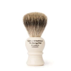 Pure Badger Shaving Brush - 10.3cm by Taylor of Old Bond Street.